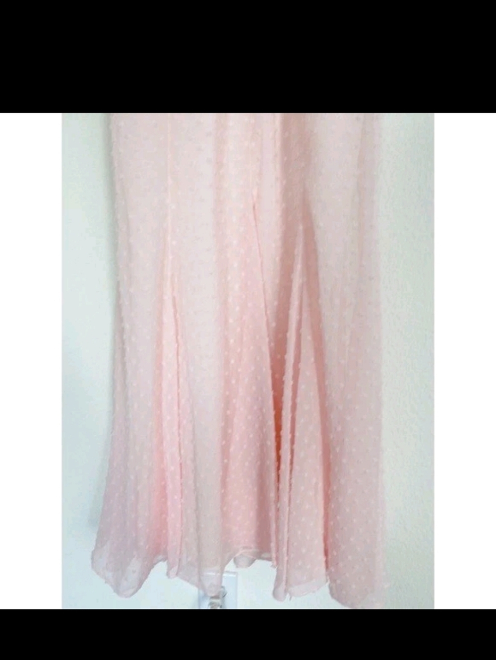 Katie May Blush Pink Swiss Dot Open Back Maxi Dress - Picture 7 of 16